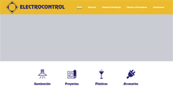 Desktop Screenshot of electrocontrol.com.co